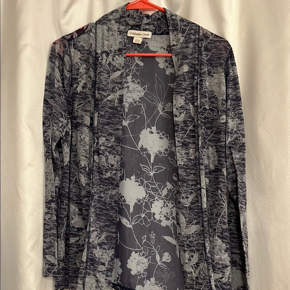 Coldwater Creek Women's Navy Cardigan